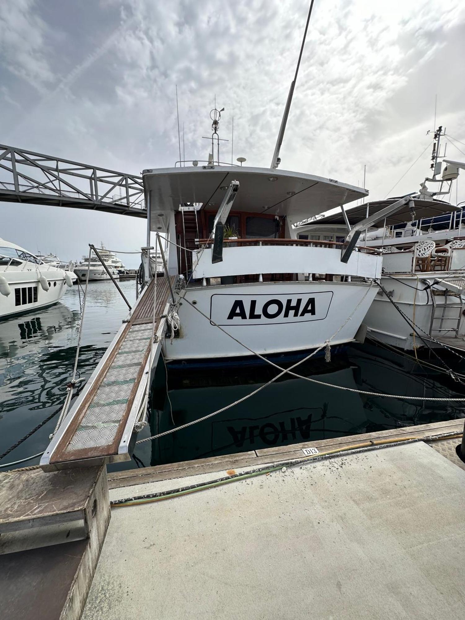 Habitacion Marineria Boat Aloha Barcelona Bagian luar foto